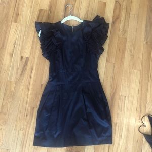 French connection ruffle sleeve dress